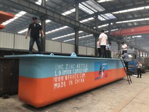 China Industrial Hot Dip Galvanizing Equipment Zinc Kettle For Hot Dip Galvanizing Line wholesale