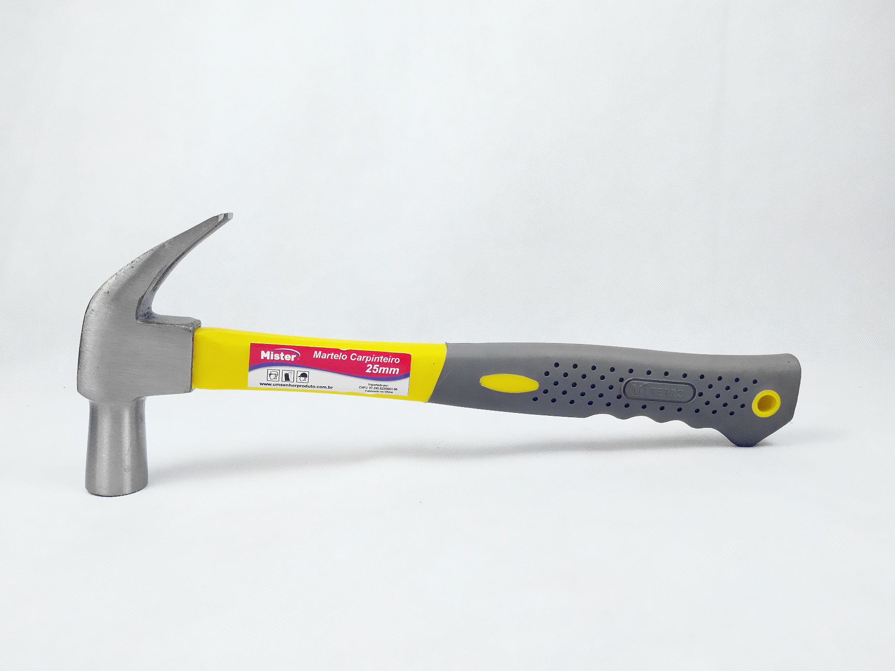 29mm British Type Carpenter Tool Steel Materials Claw Hammer with plastic handle (XL0036)