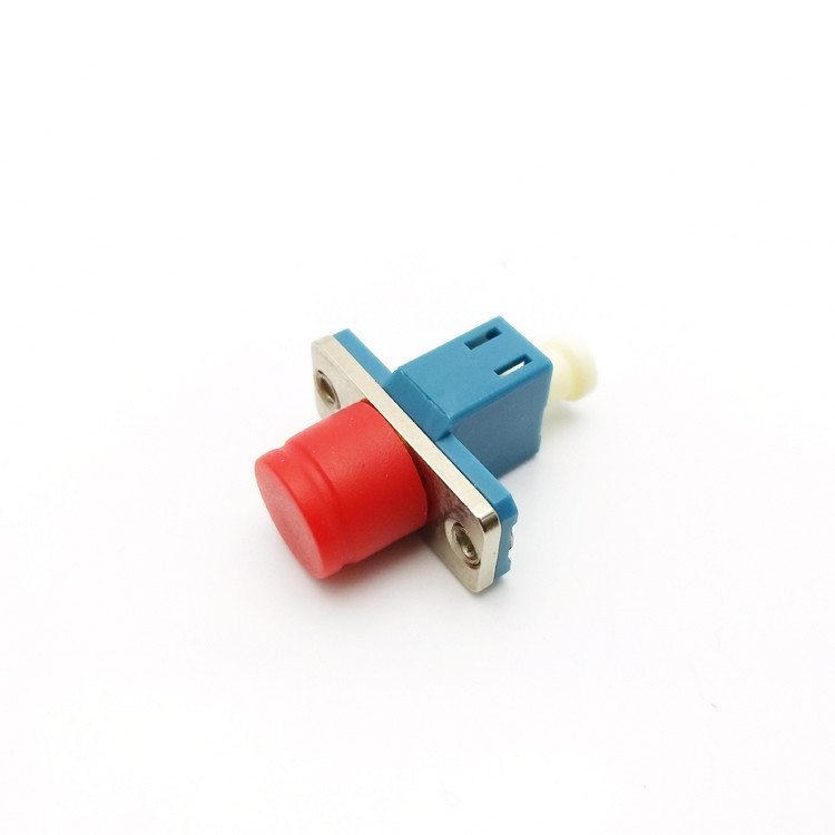 Rectangle Female To Female Hybrid Simplex Lc To Fc Adapter