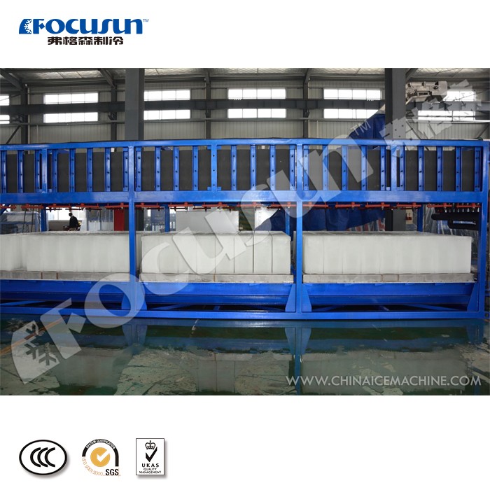 10 Tons Water-Cooled Tube Ice Making Machine with in Need of R404a/R22 Refrigerant