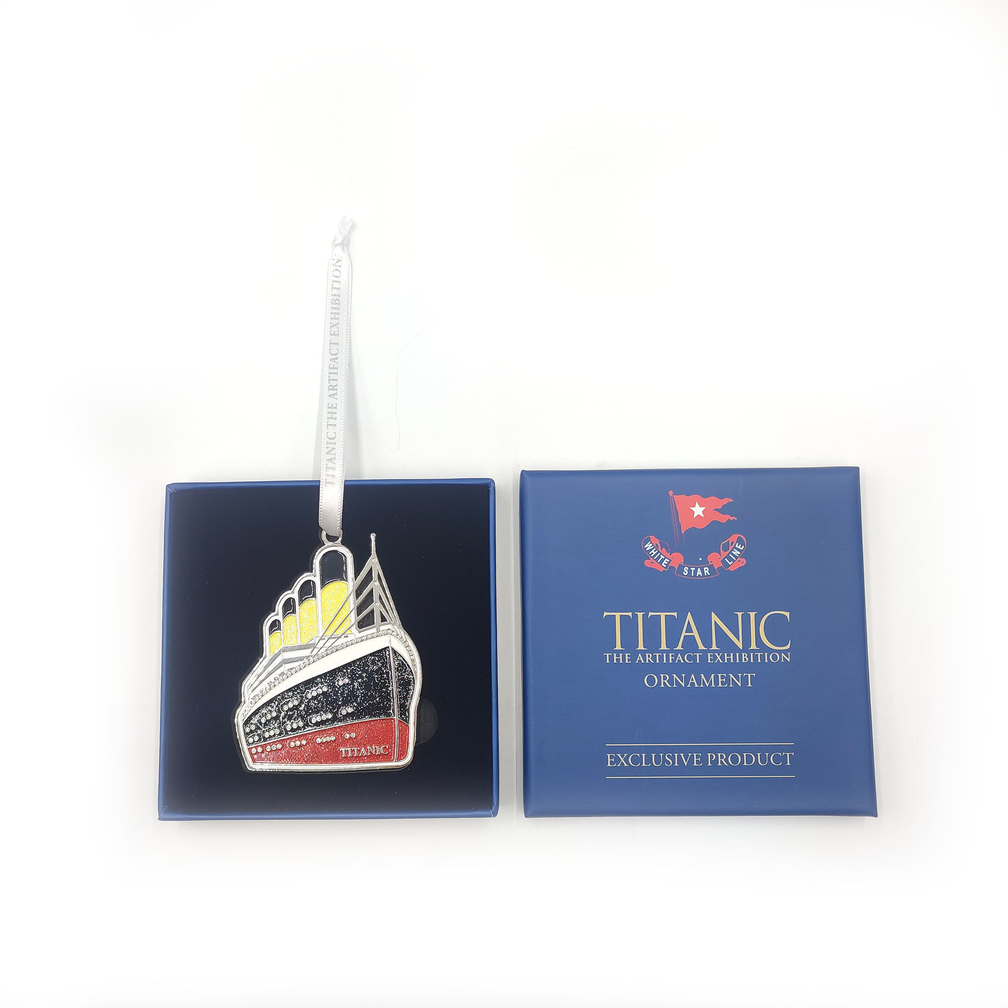 RMS Titanic Keepsake Special Medal Pendant Engraved and Embossed Design and Built-in Ribbon Holes