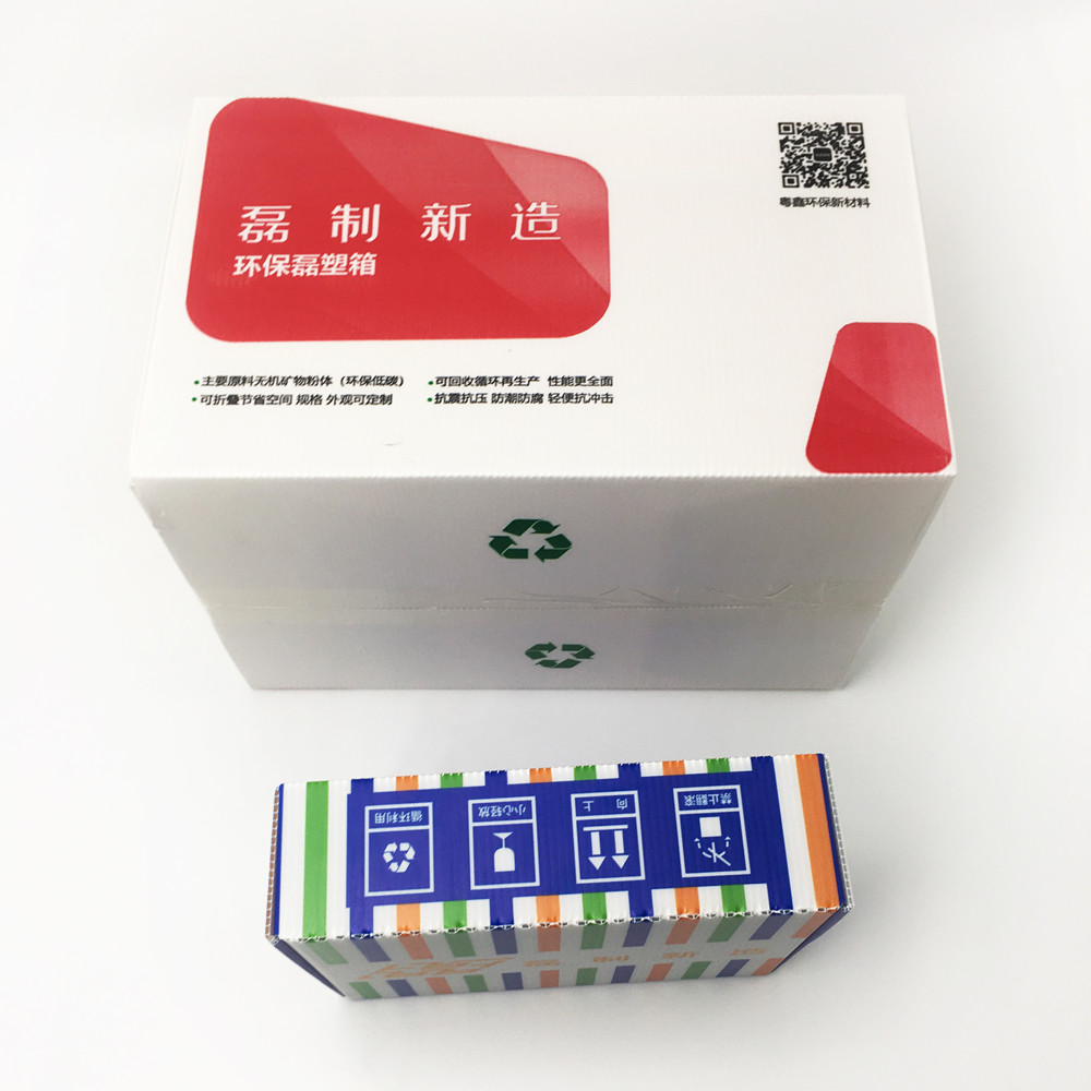 SGS Foldable Corrugated Plastic Packaging Boxes For Shoes Clothes