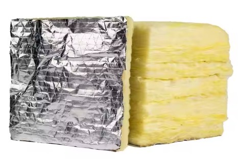 Non Hygroscopic Glasswool Blanket Insulation Faced Glass Wool With Aluminium Foil