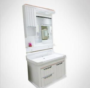China 80 X48/cm PVC bathroom cabinet / wall cabinet / hung cabinet / white color for bathroom wholesale