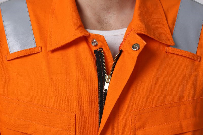 EN11611 Fire Resistant Clothing For Welding , 350gsm Water Proof Workwear