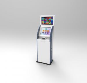 China Banking System MultiMedia Touch screen Self Service Kiosk With Metal Keyboard Payment Kiosks wholesale