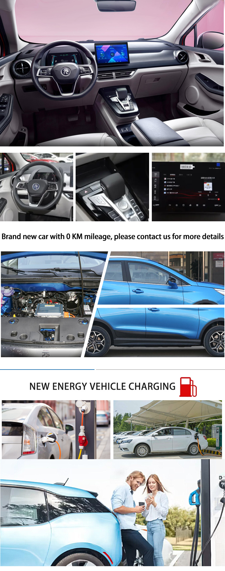 2023 China New Energy Vehicle 4 Wheel SUV Cars Byd Yuan Pro EV Electric Car