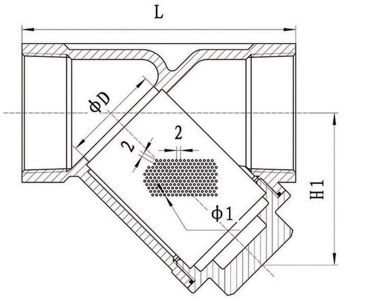 API 598 Screwed End Stainless Y Strainer Ss316/CF8M Water Meter Strainer/thread strainer/200wog/NPT