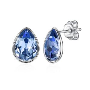 China Women Pink Sterling Silver Jewelry Earrings wholesale