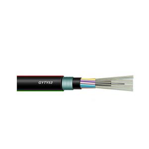 China Underground 24 Core G652D Double PE Jacket Optic Fiber Cable GYTY53 wholesale
