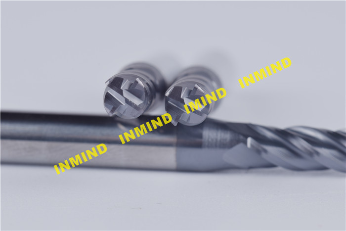 Solid Carbide Tools Corner Radius End Mill For CNC Machine / Milling Machine