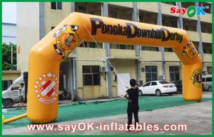 China Inflatable Archway Blower Waterproof Inflatable Arch 0.6mm PVC 11mLx4.5mH For Advertising on sale