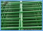 Green Powder Coated Wire Mesh Fence Panels Perimeter Coated Welded Wire Fence