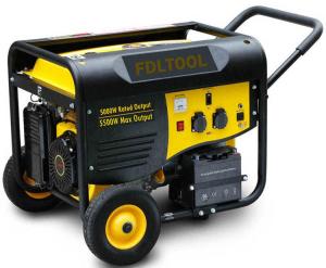 China 5.0KVA Gasoline Generator with Handle &amp; Wheels wholesale