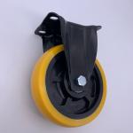 3 Inch Polyurethane Top Plate Mounted Rigid Caster Wheels For Industry