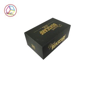 China Black Unique Jewelry Paper Gift Box , Luxury Jewellery Packaging Boxes wholesale
