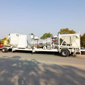 China Stationary Continuous Asphalt Drum Mixers 40tph Mini Mobile Asphalt Mixing Plant wholesale