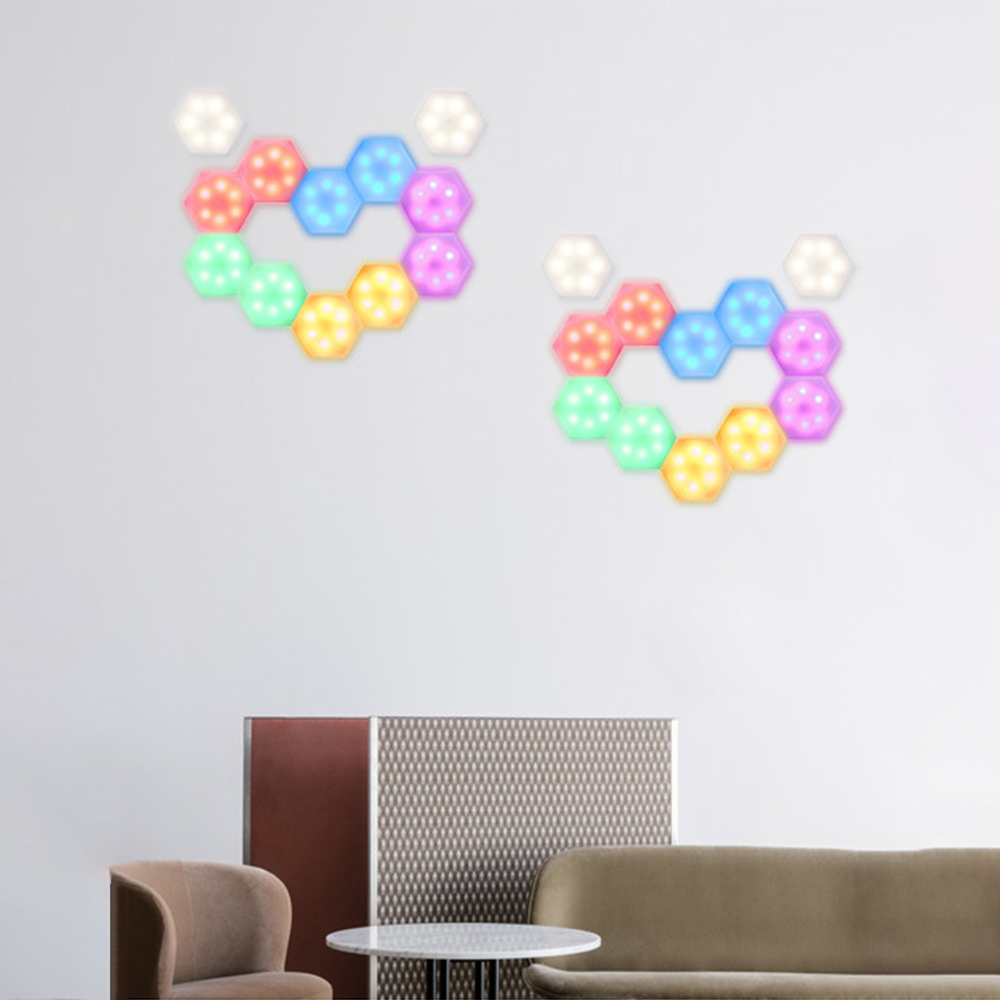 1Watt Remote Control Under Cabinet Light 4000K Honeycomb Wall Lamp