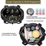 Soft Cute Diaper Tote Bags Small Insulated Bottle Pockets For Newborn Personaliz