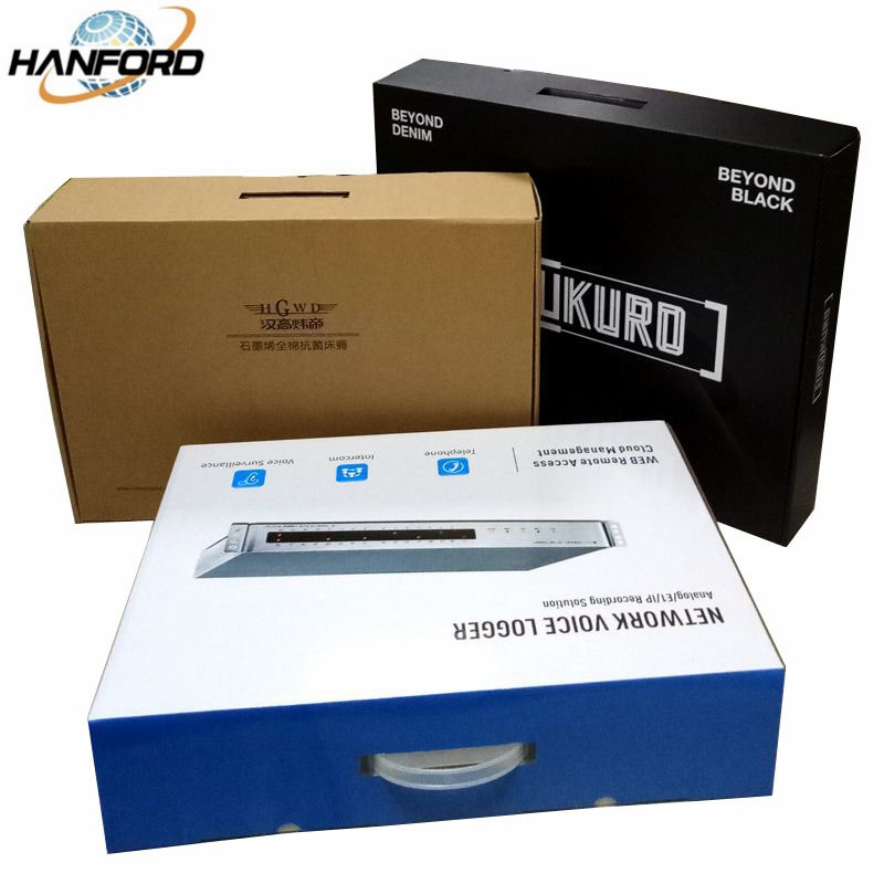 Corrugated Cardboard Eco Friendly Gift Box Packaging Dustproof Portable
