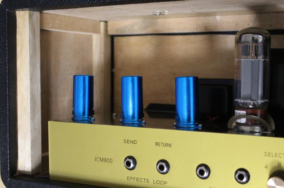 Custom Grand Style JCM800 Hand Wired All Tube Guitar Amplifier Head in Black Tolex with Ruby Tubes 50W