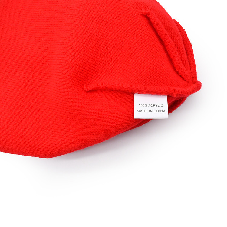 High Quality Custom Cotton Knit Beanie Hat Multi-color Optional Beanie Cap Label Plain Winter Cap