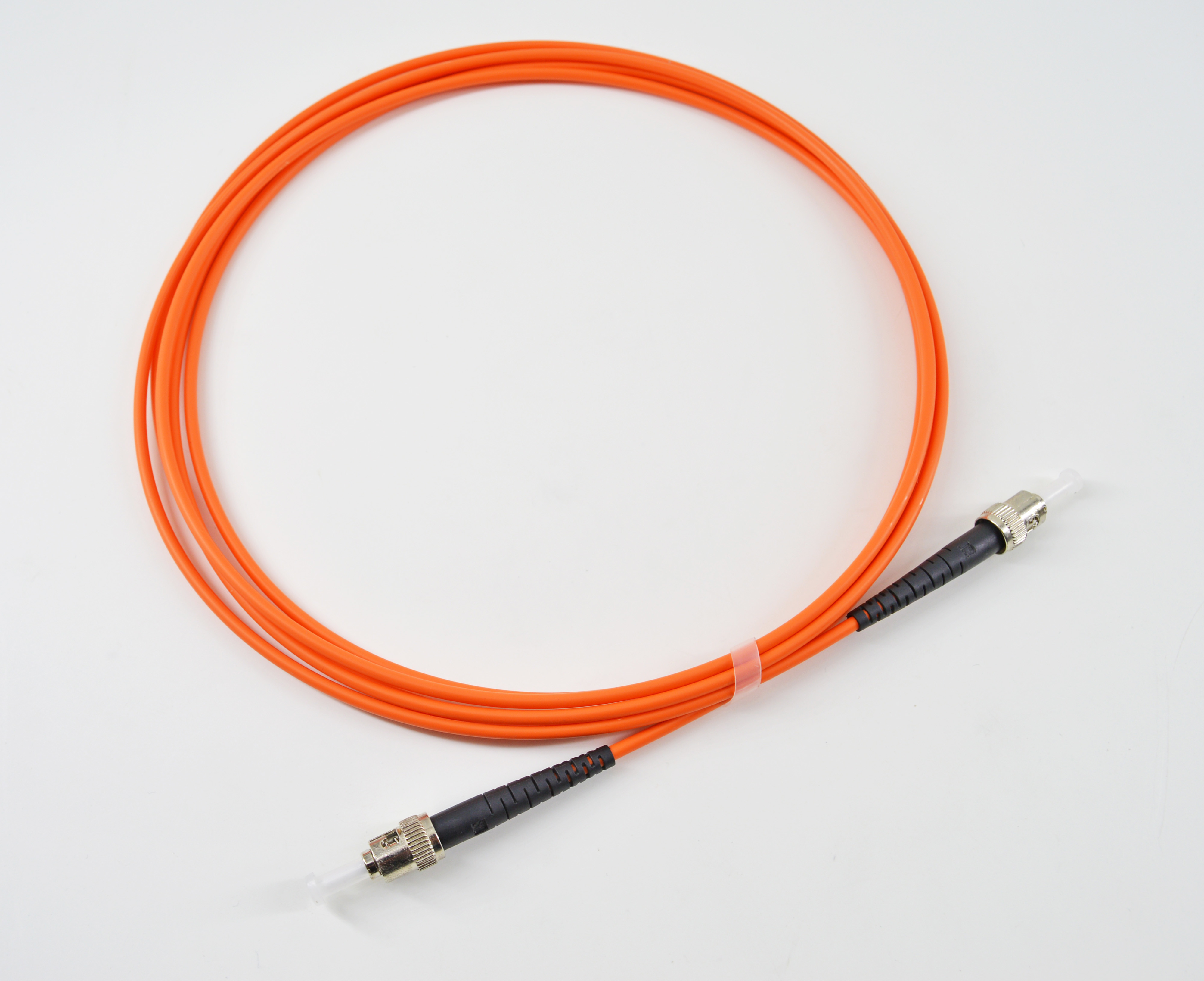 ST/ST Fiber Optic Patch Cord Simplex 3.0mm SM/MM/OM3/OM4/OM5 With PVC / LSZH Jacket