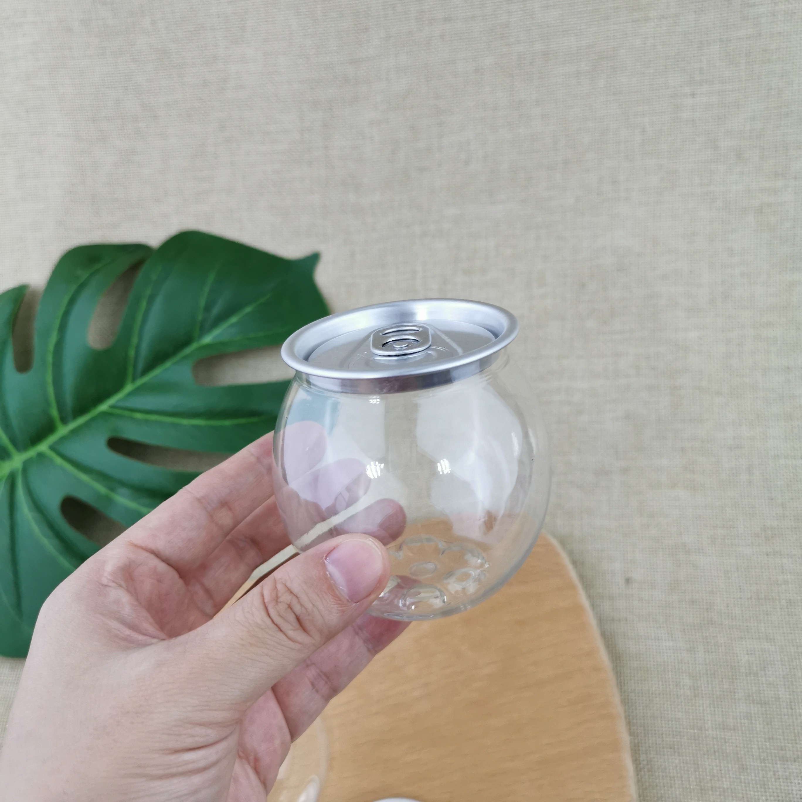 210ml Plastic Coffee Cans