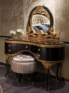 China Antique dresser luxury european vanity dresser with mirror TE-008 wholesale