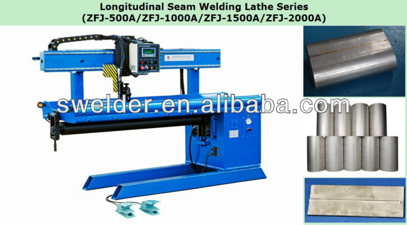 Automatic Longitudinal Seam Welder High Precision Cylinder Metal Lathe Welding Machine