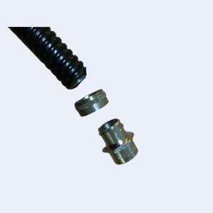 China IP6 Anti Fire Pvc Coated Flexible Electrical Conduit 0.22mm Steel Coil Core wholesale