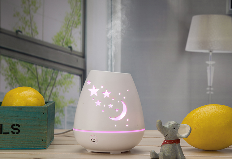 Moon Star Mini Cool Mist Ultrasonic Aroma Diffuser 5V Indoor Home