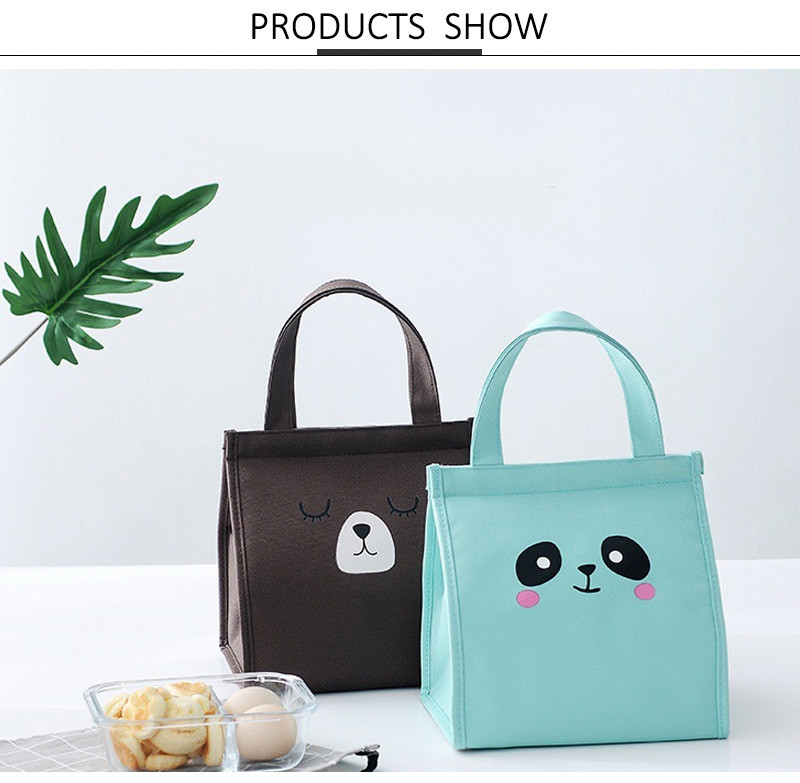 Waterproof Oxford Insulated Tote Lunch Bag For Picnic
