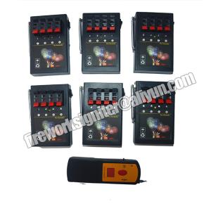 China Digital 6pcs 24 Cues Fireworks Machine For Wedding Stage wholesale