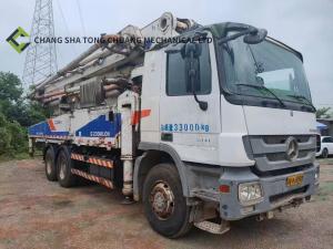 China In 2011 Zoomlion Mercedes Benz Chassis 47 M Concrete Pump Truck 5 Cylinders 5 Masts wholesale