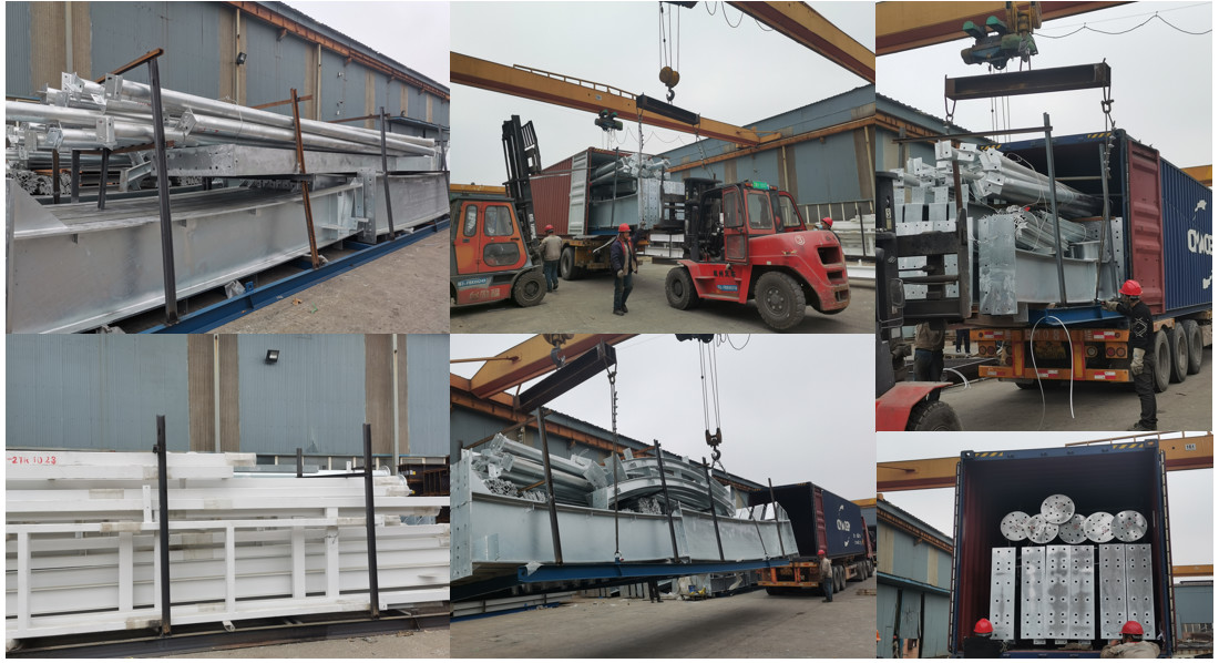 Multi Functional Metal Warehouse Buildings Prefabricated Z Purlin