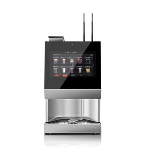 China Stainless Steel Hot And Cold Commercial Coffee Vending Machine 2700W wholesale