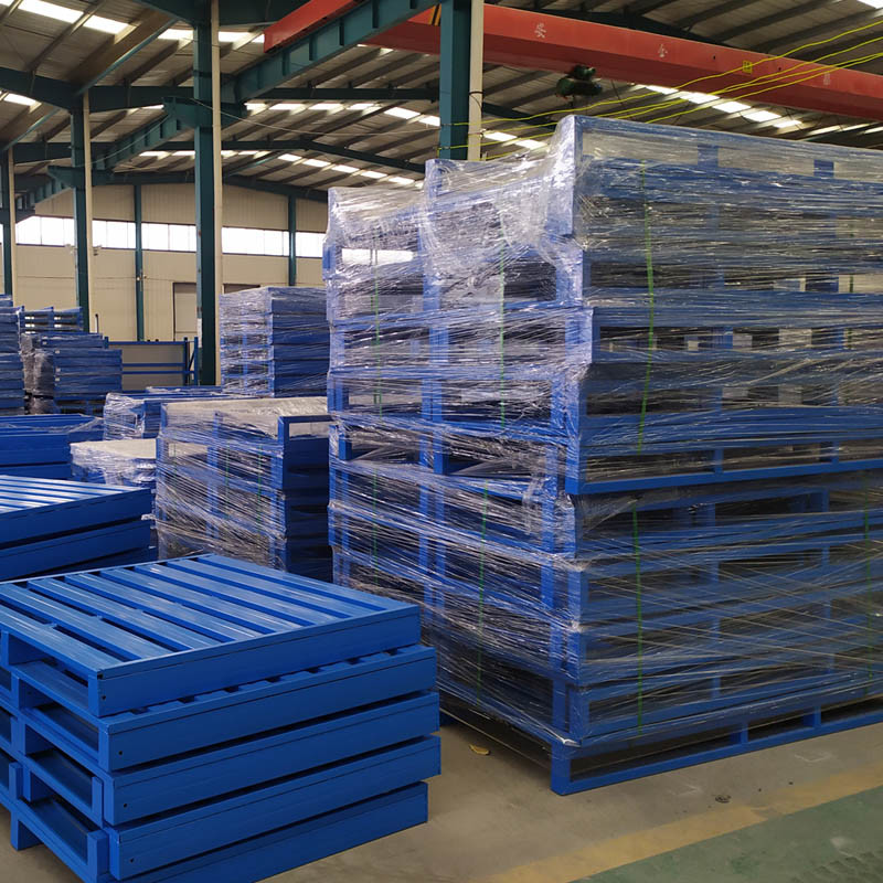 Steel Pallet For Warehouse Management 2 Way / 4 Way Entry Type