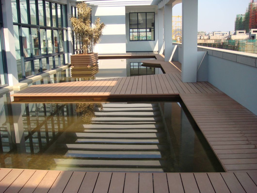WPC Board Prices, Outdoor Wooden Floor Tiles, Modern House Decking