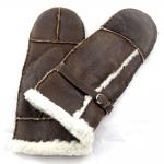 Wholesale Cheap Handsewn Patched Shearling Sheep Fur Lined Women Gloves Winter