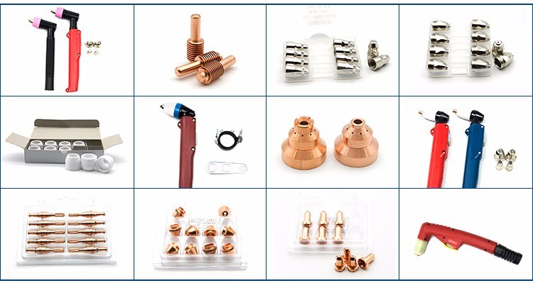 Copper Plasma Cutter Consumables , Esab Plasma Cutter Parts PT100 Nozzle