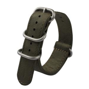 China Zulu Nylon Strap Watch Bands 22mm Fashion Style Pure Color wholesale