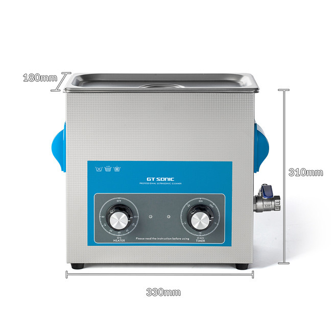 CE FCC PSE ROHS SUS304 6L Manual Ultrasonic Cleaner For Tools Parts