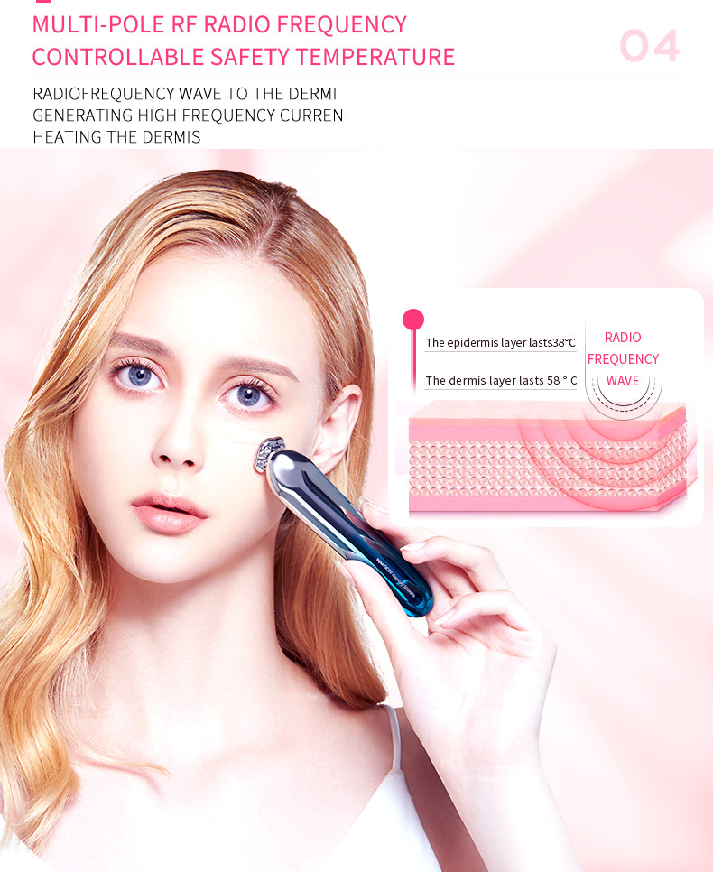 ROHS Certificate Anti Aging 2watt Eye Beauty Device