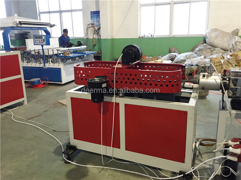 High Productivity PE PP PVC Corrugated Pipe Making Machine/plastic Corrugated Pipe Extrusion Line for Durable Production