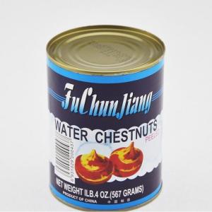 China Sweet 425g 567g Canned Fruits Vegetables Water Chestnut In Syrup wholesale