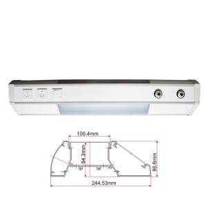 China Hospital Vertical Bed Head Unit 1000mm With Gas Outlet wholesale
