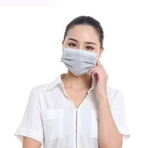 China 4 Ply Activated Carbon Disposable Dust Mask Flexible Nose Piece Ultrasonic Sealing wholesale