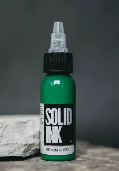 30ML 60ML Airbrush Solid Ink Tattoo Ink Medium Green Pure Plant Materials