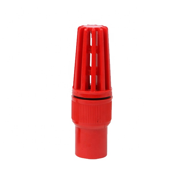 110mm PP Ball Foot Valves for Pumping White Grey Plastic Manufacture